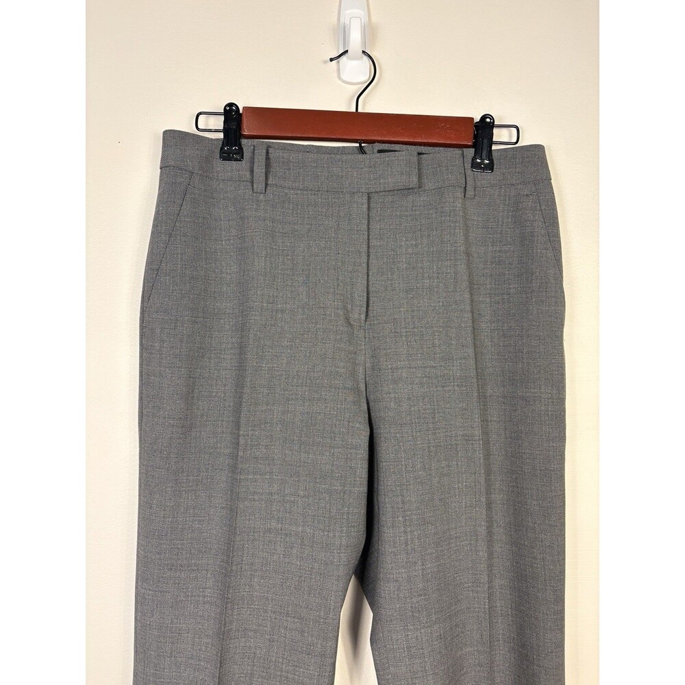 Brooks Brothers Caroline Fit Trouser Pants Straight Leg Gray Size 4 Wool Stretch - Picture 3 of 10